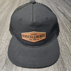 Knuckleheads Little Threads Toddler Lincoln Black Trucker Hat
